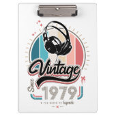  sinds 1979 Hoofdtelefoon Klembord (Voorkant)