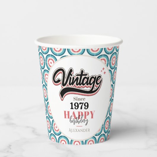  sinds - 1979 papieren bekers (Achterkant)