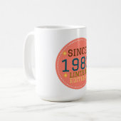 Sinds 1982 beperkte uitgave koffiemok (Voorkant links)