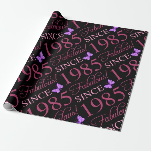 Sinds 1985 is het 40 jaar cadeaupapier (Uitgerold)