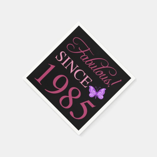 Sinds 1985 is het 40 jaar servet (Hoek)