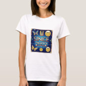 SINDS 2002 – Retro Computer Pixel Font & Digital N T-shirt (Voorkant)