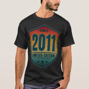 Sinds 2011 Limited Edition Vintage Retro Zonsonder T-shirt