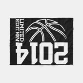 Sinds 2014 Verjaardag Bysketbyll Limited Edition 2 Fleece Deken (Voorkant (Horizontaal))