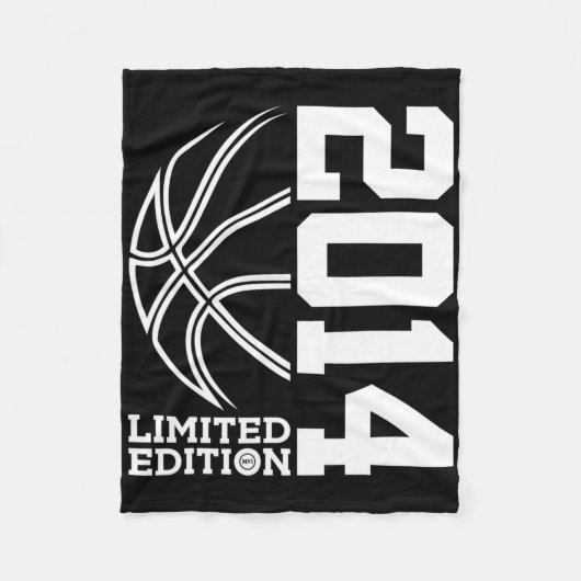 Sinds 2014 Verjaardag Bysketbyll Limited Edition 2 Fleece Deken (Voorkant)