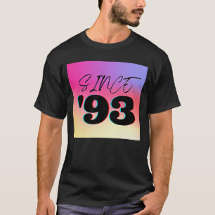 Sinds '93 Gradient Black Lettering T-shirt