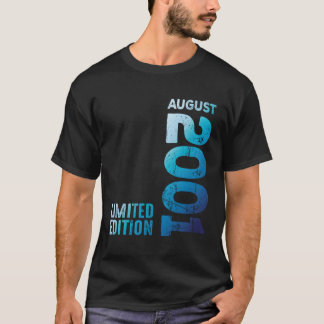 Sinds augustus 2001 2001 Jaar 2001 2001 2001 T-shirt