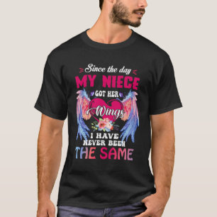 Sinds de dag dat mijn nichtje haar vleugels gemist t-shirt