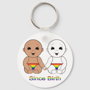 Sinds geboorte 8w sleutelhanger