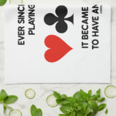 Sinds ik begon met het afspelen van Bridge Humor G Theedoek (Gevouwen)