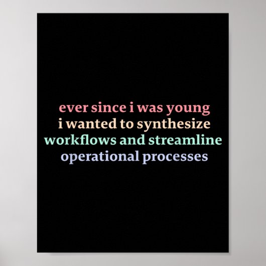 Sinds ik Jong was Wilde ik Werkstromen Synthetiser Poster (Voorkant)