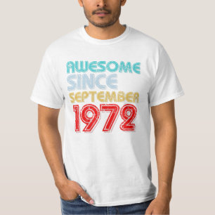 Sinds september 1972 t-shirt