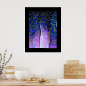 Sine City (blauw) Poster (Keuken)