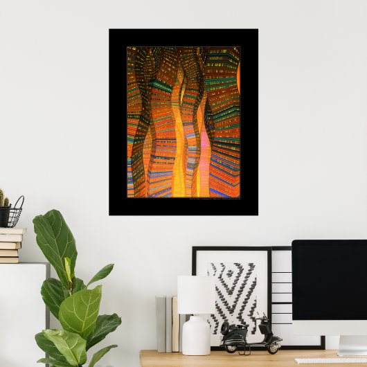 Sine City (goud) Poster (Thuiskantoor)