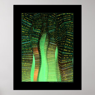 Sine City (groen) Poster