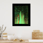 Sine City (groen) Poster (Keuken)