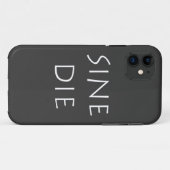 Sine die Case-Mate iPhone case (Achterkant (horizontaal))