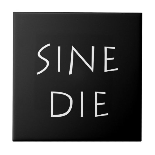 Sine die tegeltje (Voorkant)
