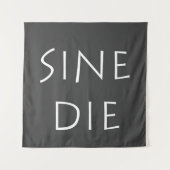 Sine die wandkleed (Voorkant)
