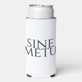 Sine Metu - zonder angst Seltzer Blikjeskoeler (Seltzer Achterkant)