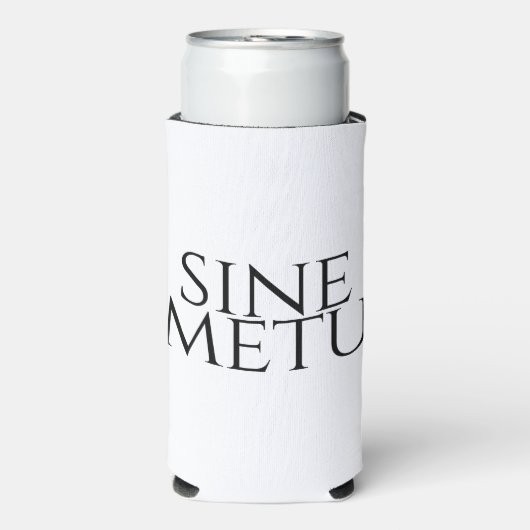 Sine Metu - zonder angst Seltzer Blikjeskoeler (Seltzer Voorkant)