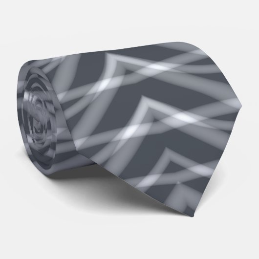 Sine Wave Pulse Signal Moderne Abstracte kunst Stropdas (Opgerold)