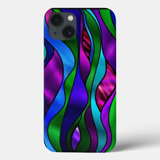 SinedGlassSwirl-Blue Case-Mate iPhone Case (Achterkant)