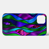 SinedGlassSwirl-Blue Case-Mate iPhone Case (Achterkant (horizontaal))