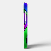 SinedGlassSwirl-Blue Case-Mate iPhone Case (Achterkant / Links)