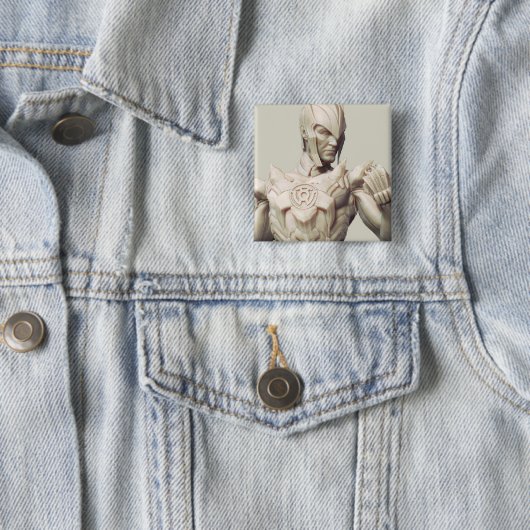 Sinestro Alternate Vierkante Button 5,1 Cm (In situ)