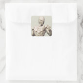 Sinestro Alternate Vierkante Sticker (Tas)