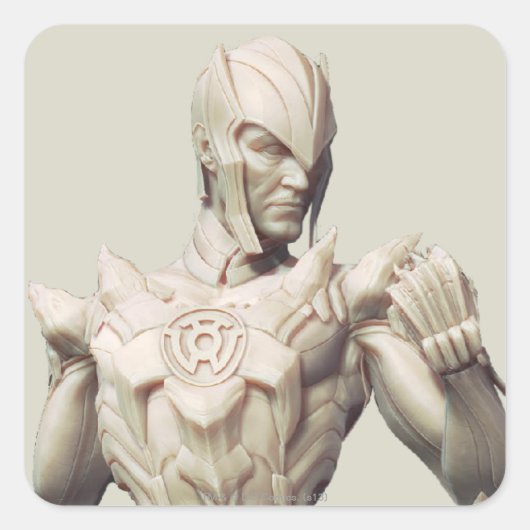 Sinestro Alternate Vierkante Sticker (Voorkant)