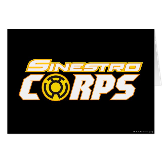 Sinestro Corps (Voorkant Horizontaal)