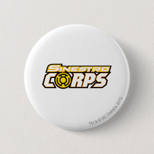 Sinestro Corps Ronde Button 5,7 Cm