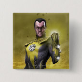 Sinestro Vierkante Button 5,1 Cm (Voorkant)