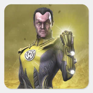 Sinestro Vierkante Sticker