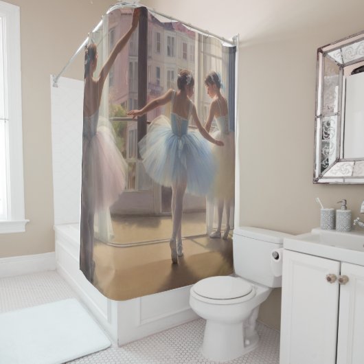 Sinfonía de bailarinas douchegordijn (In situ)