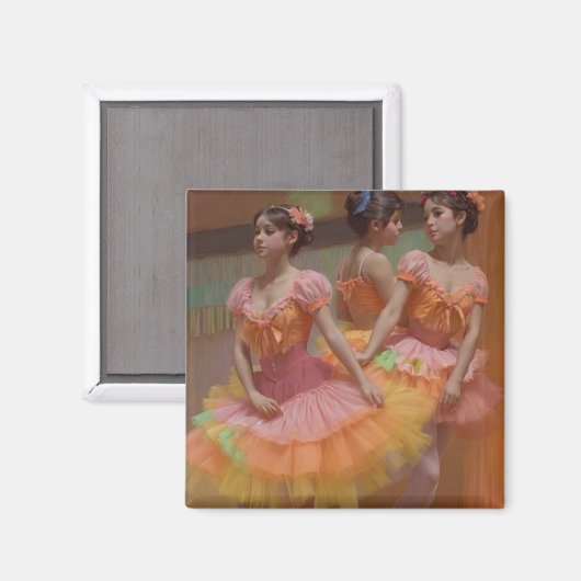Sinfonía de bailarinas magneet (Voorkant / Achterkant)