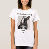 sinful mouth that killed Phone cable, wall bunny T-shirt (Voorkant)