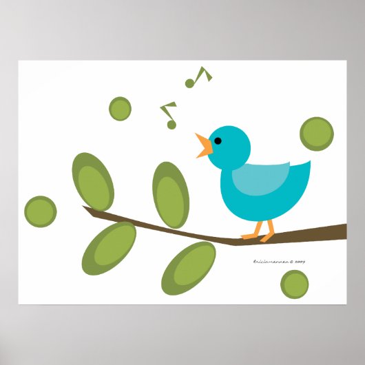 Sing-a-Song Bird Poster (Voorkant)