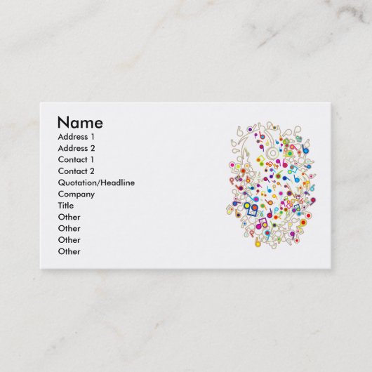 Sing_A_Song Visitekaartje (Voorkant)