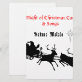 Sing Along Christmas beroemd gemaakt door Carols & Briefpapier (Voorkant / Achterkant)