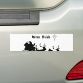 Sing Along Christmas beroemd gemaakt door Carols & Bumpersticker (Op auto)