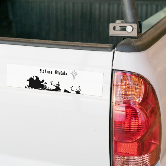 Sing Along Christmas beroemd gemaakt door Carols & Bumpersticker (Op Truck)