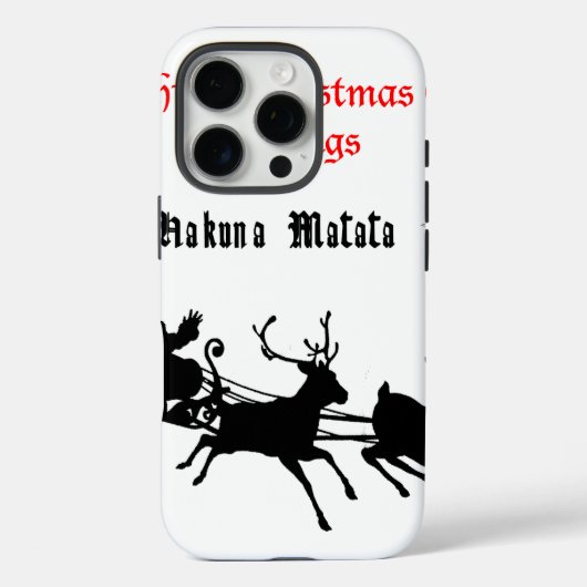 Sing Along Christmas beroemd gemaakt door Carols & Case-Mate iPhone Case (Achterkant)