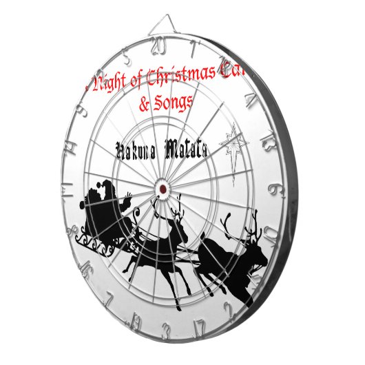Sing Along Christmas beroemd gemaakt door Carols & Dartbord (Voorkant Rechts)