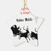 Sing Along Christmas beroemd gemaakt door Carols & Keramisch Ornament (Links)