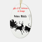 Sing Along Christmas beroemd gemaakt door Carols & Keramisch Ornament (Links)