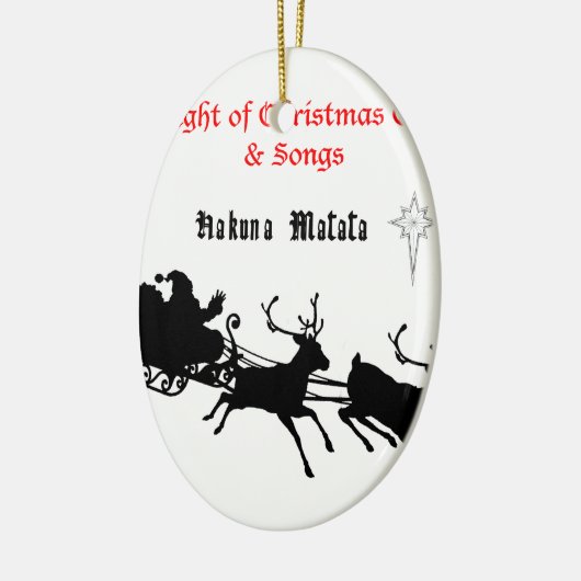 Sing Along Christmas beroemd gemaakt door Carols & Keramisch Ornament (Links)