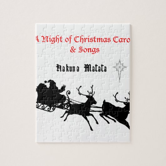 Sing Along Christmas beroemd gemaakt door Carols & Legpuzzel (Verticaal)